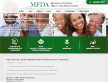Tablet Screenshot of mfda.org